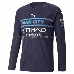 Maillot de Foot Manchester City 4ème 2021-2022 Manche Longue