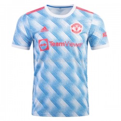 Maillot de Foot Manchester United Extérieur 2021-2022 Manche Courte