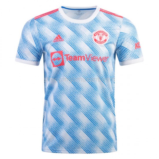 Maillot de Foot Manchester United Extérieur 2021-2022 Manche Courte