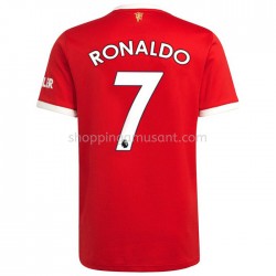 Maillot de Foot Manchester United Cristiano Ronaldo 7 Domicile 2021-2022 Manche Courte
