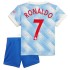 Maillot de Foot Manchester United Cristiano Ronaldo 7 Enfant Extérieur 2021-2022 Manche Courte