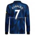 Maillot de Foot Manchester United Cristiano Ronaldo 7 Neutre 2021-2022 Manche Longue