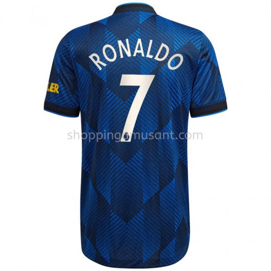 Maillot de Foot Manchester United Cristiano Ronaldo 7 Neutre 2021-2022 Manche Courte