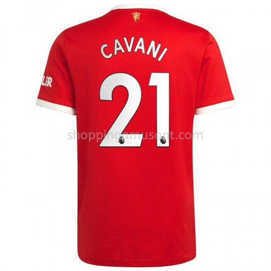 Maillot de Foot Manchester United Edinson Cavani 21 Domicile 2021-2022 Manche Courte