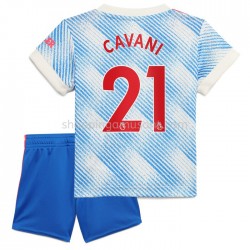 Maillot de Foot Manchester United Edinson Cavani 21 Enfant Extérieur 2021-2022 Manche Courte