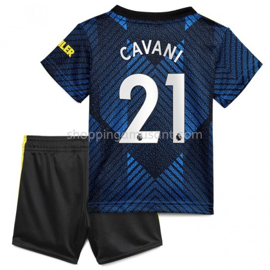 Maillot de Foot Manchester United Edinson Cavani 21 Enfant Neutre 2021-2022 Manche Courte