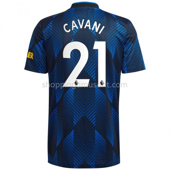 Maillot de Foot Manchester United Edinson Cavani 21 Neutre 2021-2022 Manche Courte