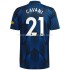 Maillot de Foot Manchester United Edinson Cavani 21 Neutre 2021-2022 Manche Courte