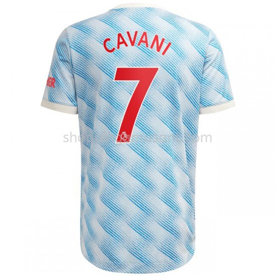 Maillot de Foot Manchester United Edinson Cavani 7 Extérieur 2021-2022 Manche Courte