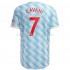 Maillot de Foot Manchester United Edinson Cavani 7 Extérieur 2021-2022 Manche Courte