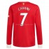 Maillot de Foot Manchester United Edinson Cavani 7 Domicile 2021-2022 Lang Manche Courte
