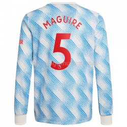 Maillot de Foot Manchester United Harry Maguire 5 Extérieur 2021-2022 Manche Longue