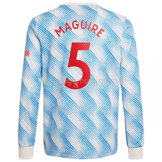 Maillot de Foot Manchester United Harry Maguire 5 Extérieur 2021-2022 Manche Longue
