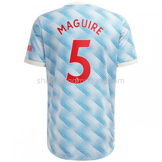 Maillot de Foot Manchester United Harry Maguire 5 Extérieur 2021-2022 Manche Courte