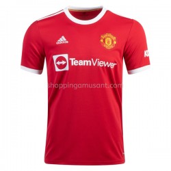 Maillot de Foot Manchester United Domicile 2021-2022 Manche Courte