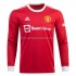 Maillot de Foot Manchester United Domicile 2021-2022 Lang Manche Courte