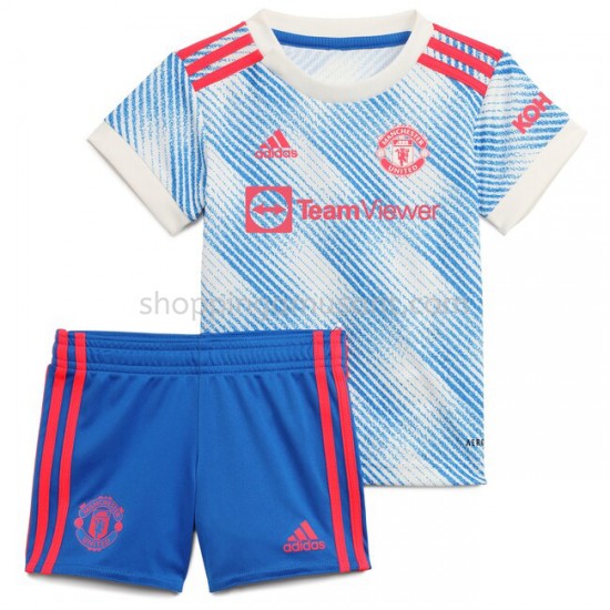 Maillot de Foot Manchester United Enfant Extérieur 2021-2022 Manche Courte