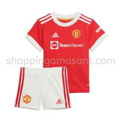 Maillot de Foot Manchester United Enfant Domicile 2021-2022 Manche Courte