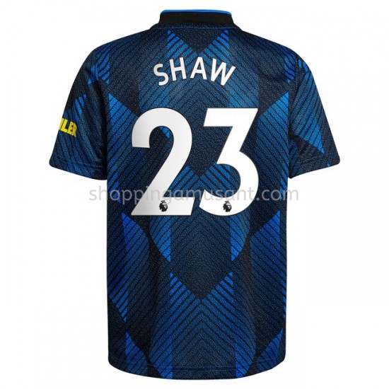 Maillot de Foot Manchester United Luke Shaw 23 Neutre 2021-2022 Manche Courte
