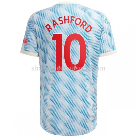 Maillot de Foot Manchester United Marcus Rashford 10 Extérieur 2021-2022 Manche Courte
