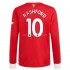 Maillot de Foot Manchester United Marcus Rashford 10 Domicile 2021-2022 Manche Longue