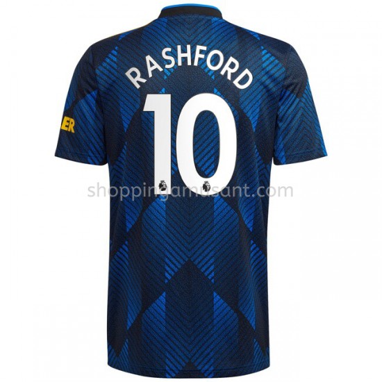 Maillot de Foot Manchester United Marcus Rashford 10 Neutre 2021-2022 Manche Courte