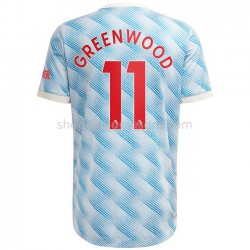Maillot de Foot Manchester United Mason Greenwood 11 Extérieur 2021-2022 Manche Courte