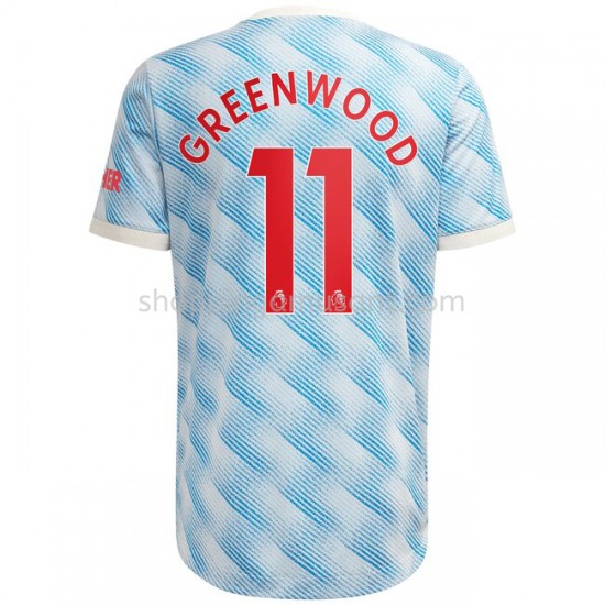 Maillot de Foot Manchester United Mason Greenwood 11 Extérieur 2021-2022 Manche Courte