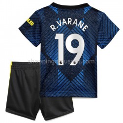 Maillot de Foot Manchester United Raphael Varane 19 Enfant Neutre 2021-2022 Manche Courte