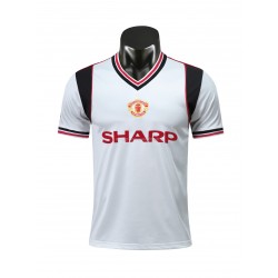 Maillot de Foot Manchester United Retro Extérieur 1985 Manche Courte