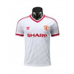 Maillot de Foot Manchester United Retro Extérieur 1986 Manche Courte