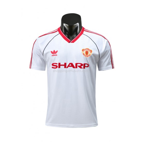 Maillot de Foot Manchester United Retro Extérieur 1988 Manche Courte