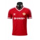 Maillot de Foot Manchester United Retro Domicile 1986 Manche Courte