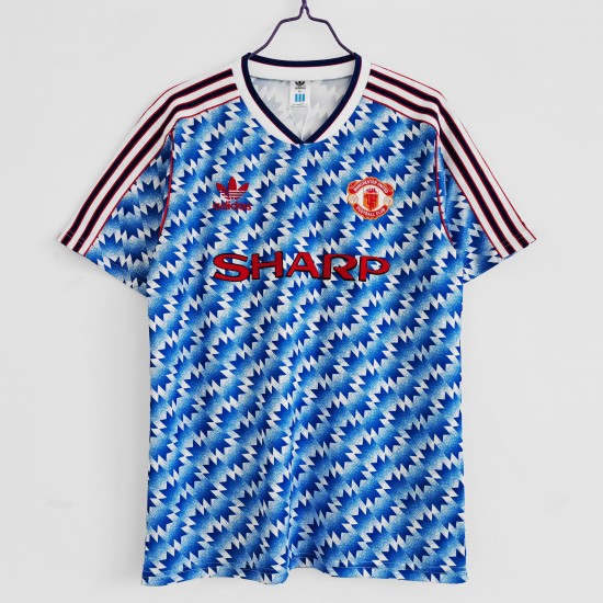 Maillot de Foot Manchester United Retro Domicile 1992 Manche Courte