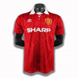 Maillot de Foot Manchester United Retro Domicile 1994 Manche Courte