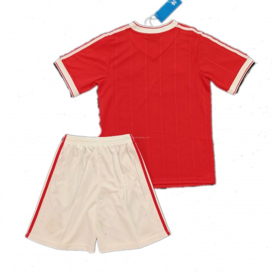 Maillot de Foot Manchester United Retro Enfant-Domicile 1984 Manche Courte