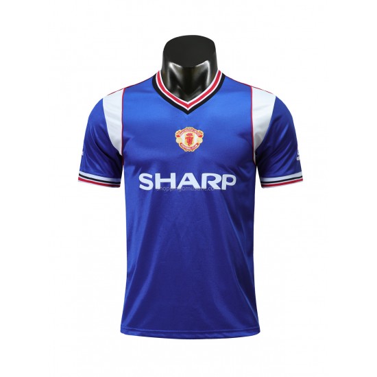 Maillot de Foot Manchester United Retro Neutre 1985 Manche Courte