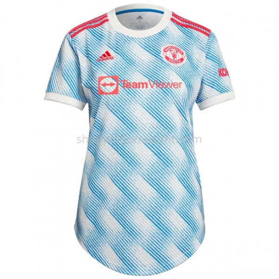 Maillot de Foot Manchester United Féminine Extérieur 2021-2022 Manche Courte