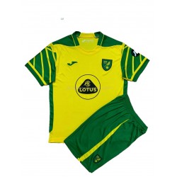 Maillot de Foot Norwich City Enfant Domicile 2021-2022 Manche Courte