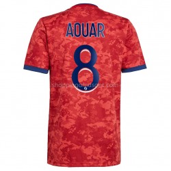 Maillot de Foot Olympique lyonnais Houssem Aouar 8 Extérieur 2021-2022 Manche Courte