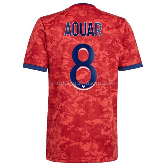 Maillot de Foot Olympique lyonnais Houssem Aouar 8 Extérieur 2021-2022 Manche Courte