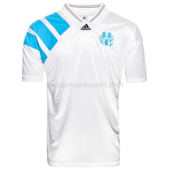 Maillot de Foot Olympique de Marseille Domicile 1993 Manche Courte