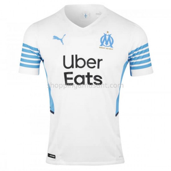 Maillot de Foot Olympique de Marseille Domicile 2021-2022 Manche Courte