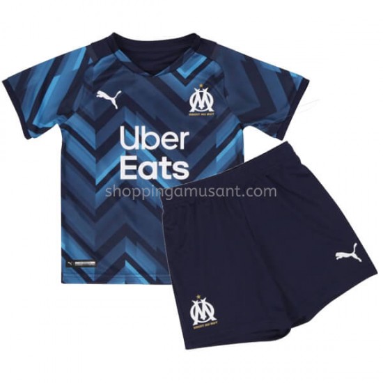 Maillot de Foot Olympique de Marseille Enfant Extérieur 2021-2022 Manche Courte