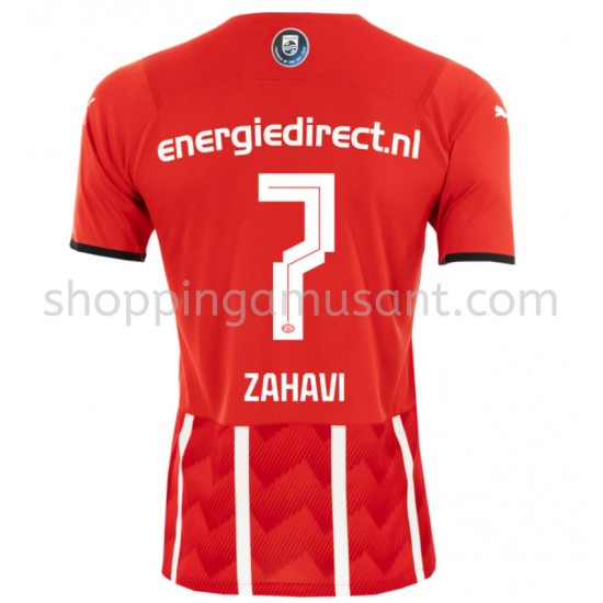 Maillot de Foot PSV Eindhoven Eran Zahavi 7 Domicile 2021-2022 Manche Courte