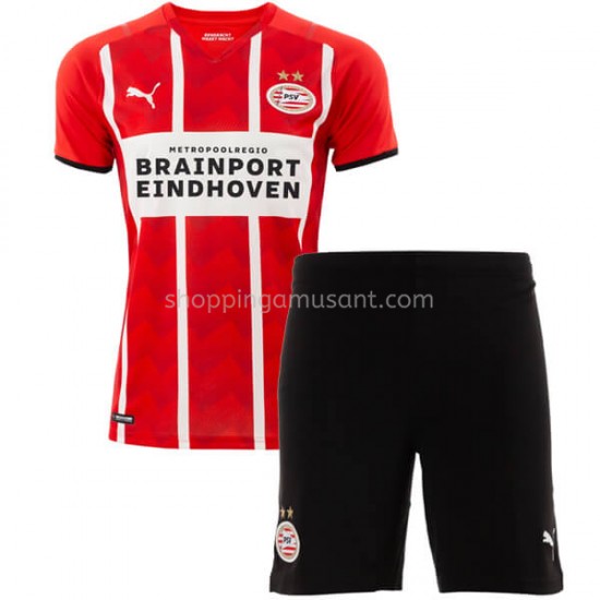 Maillot de Foot PSV Eindhoven Enfant Domicile 2021-2022 Manche Courte