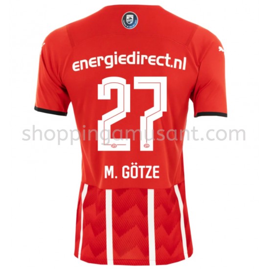 Maillot de Foot PSV Eindhoven Mario Götze 27 Domicile 2021-2022 Manche Courte