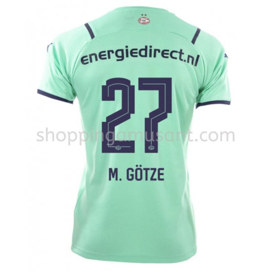 Maillot de Foot PSV Eindhoven Mario Götze 27 Neutre 2021-2022 Manche Courte