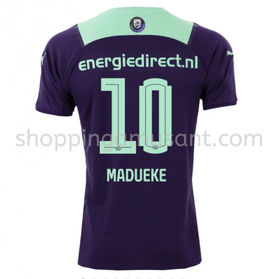 Maillot de Foot PSV Eindhoven Noni Madueke 10 Extérieur 2021-2022 Manche Courte