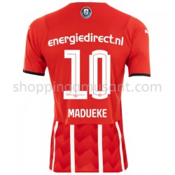 Maillot de Foot PSV Eindhoven Noni Madueke 10 Domicile 2021-2022 Manche Courte